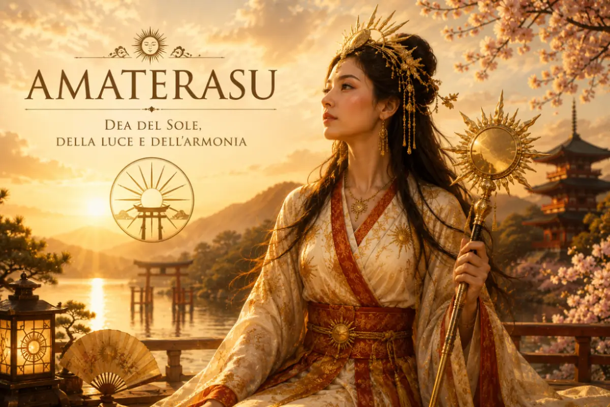 Immagine raffigurante la Dea Amaterasu
