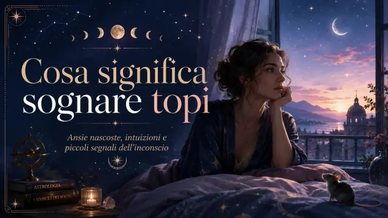 Topi nei sogni segnali dell inconscio