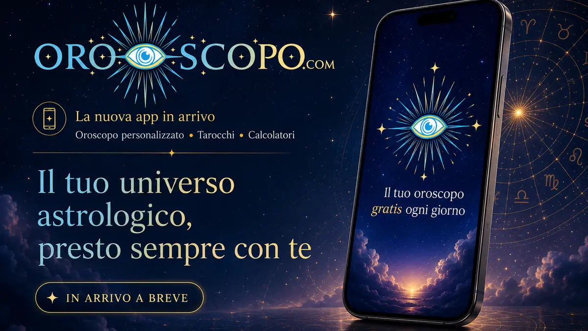 Banner promozionale per l'app di oroscopo.cpm